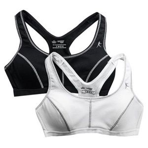 NEW DANSKIN NOW RACERBACK SPORTS BRAS 2 PACK SIZE L
